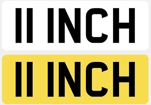 wigan store ltd Blank Pre Rolled 11 Inch Short Plate For 3D Gel or 4D Letters