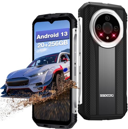 DOOGEE V31GT 5G Rugged Smartphone 2024, 20GB+256GB, 6.58'' FHD+ Cellulari Resistente, Thermal Imaging, Android 13 Telefono Robusto, 50MP Tripla Fotocamera 24MP Visione Notturna,WIFI6 IP68 NFC OTG GPS
