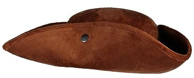 Thetru Piraten Dreispitz Top Colour 60 cm | Braun - Seeräuber Hut Erwachsene