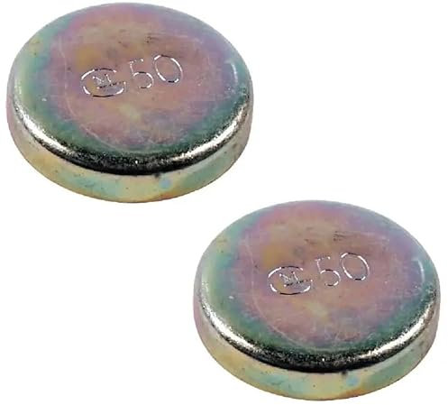 cyclingcolors 2 x Engine Expansion Plugs Anti-Frost Pads Antifreeze Expander Antifreeze Sanding Tablet Car Motorbike Tractor 25 mm