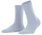 FALKE Women's Cosy Wool W So Viscose Cashmere Plain 1 Pair Socks, Blue Light 6594, 5.5-8