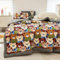 Kinder Kuscheldecke 150x200 Bio Baumwolle Polar Fleece Decke Exquisit Süßer Bär Muster Wohndecke Sofadecke Bettüberwurf Flauschige Weiche Warme Sofaüberwurf leichte gemütliche Plüsch Bettdecke