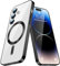SIYOPINPFY Magnétique Coque for Samsung Galaxy S21 Ultra Étui, Transparent Étui Housse avec Compatible Chargement sans Fil Protection d'appareil Photo Slim Fit Coque for Galaxy S21 Ultra - Noir CX
