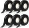 Nadinsta 6 Piezas Cinta Aislante Tela, 19mm x 15m Cinta De Tela Para Cables Electricos, Cinta Adhesiva De Ttejido Automotriz, Cinta Tela Aislante Negro Tejido Para Agrupar Cables De Manera Segura