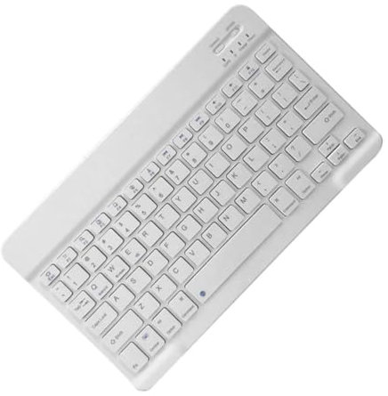 Pastoralist Mini Clavier sans Fil 7inch Slim USB Clavier Rechargeable USB pour Ordinateur Portable PC de Bureau