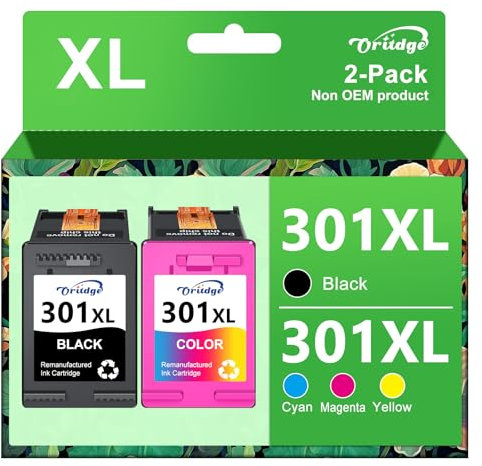 301XL Tintenpatronen Ersatz für HP 301 XL Schwarz Druckerpatronen Tintenpatrone für HP DeskJet 1000 2540 OfficeJet 2620
