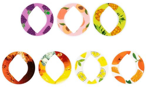 Lot de 7 capsules aromatiques pour bouteille d'eau, capsules aromatisées pour bouteille d'eau, capsules aromatisées : raisins, taureau rouge, orange, ananas, cola, citron, pêches
