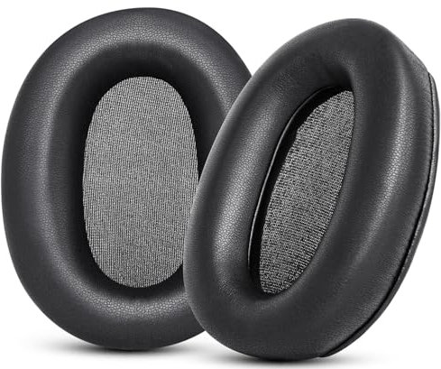 GVOEARS Replacement Ear Pads for Sony WH-CH700N / WH-CH710N / WH-CH720N / WH-XB900N Headphones, Earpads Cushions with Soft Protein Leather, Memory Foam - Black