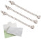 XYTAHDM 925 Sterling Silber Halskette Ketten Verlängerung, Armband Fußkette Einstellbar Verlängerungskette,Kettenverlängerung,Silber für Halskette für Schmuckherstellung