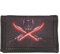 LOLUNA® Portefeuille Scratch, Porte Monnaie, Billet, Carte, Identité, Permis, en Toile et Doublure résistant (Laser Noir)