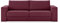 LOOKS by Wolfgang Joop Looks V-2 Designer Sofa mit Hockern und Regal, 2 Sitzer Couch, Funktionssofa, rot, Sitzbreite 200 cm