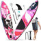 Lixada Aufblasbares Stand Up Paddleboard SUP Board 6 Zoll dickes,320*79 *15cm für alle Schwierigkeitsgrade Alles Inklusive Paddling mit Paddleboard Surf Fin Coiled Leash Inflator Pumpe und Tragetasche