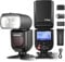 NEEWER Z760-N TTL Camera Flash Speedlite Compatible with Nikon DSLR, 76Ws GN60 2.4G 1/8000s HSS Speedlight, TCM Conversion, 7.4V/2600mAh Lithium Battery Charger Set, 480 Full Power Flashes UK Plug