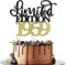 Leetaivie Limited Edition 1959 Cake Topper, Happy 66th Birthday Cake Topper, Men and Women Cheer 66 Years /66 & Fabulous Cake Decoration, Black Gold Glitter 66th Birthday Party Decoration Supplies