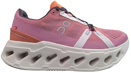 On Women's Cloudeclipse Sneaker, Tangerine/Ivory, 38.5 EU