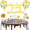 Gleevio 23 Stück Happy Birthday Tortendeko Gold,Glitzer Cake Topper Geburtstag,Alles Gute zum Geburstagstorte Deko mit Geburtstagskerzen,Kuchendeko Geburtstag für Mädchen Jungen Frauen Mann