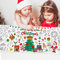 Dmnnlp 76 x 183cm Ausmaltischdecke Kinder, Papier Tischdecke Zum Ausmalen Weihnachten, Maltischdecke für Weihnachtsbasteleien und Weihnachtsdekorationen
