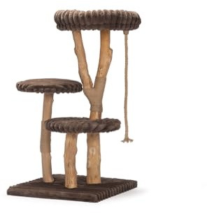 Designed by Lotte Raja, Kratzmöbel, Holz, Braun, 60x60x114 cm