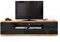 Chiaro TV-Lowboard schwarz Hochglanz Lack und Eiche/Asteiche massiv geölt TV-Unterteil 202 x 54 cm