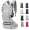 Colugo Babytrage - Babytrage Neugeborene bis Kleinkind, Kleinkindtrage, Verstellbare, leichte, atmungsaktive Trage für Neugeborene bis 15 kg (Cool Grey)