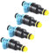 GRFIT Einspritzdüsen 0280150715 Für BMW 3er E30 318i 325i E36 316i 318i Limousine 1,6 L 1,8 L 2,5 L Auto Messing Nadelventil 2-Port 6.35 mm Metall Ventil M