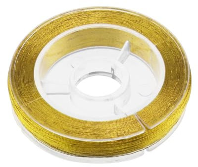 The Lord of the Tools Angelruten-Ring DIY 100 M Befestigungsschnur Angelruten-Führungsring Modifizierter Bindering Umwickelte Schnur Angelausrüstung Deckschnur Metallschnur Gold