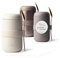 MAMEIDO Thermobehälter für Essen personalisiert 500ml, Müslibecher to go mit Namen, Thermobecher Essen mit Gravur auslaufsicher als personalisiertes Geschenk (Ivory Beige, 0,5l)