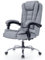 rattantree Executive Office Chair with High Back Large Seat, Durable Ergonomic Recliner Fabric Computer with Tilt Function, Desk Chair for Office and Home (Grey, Fabric)
