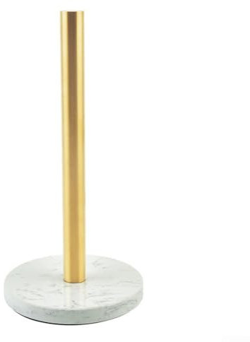 Porte-rouleau d'essuie-tout sur pied, support de rouleau de papier essuie-tout avec base en marbre, support de papier essuie-tout sur pied pour comptoir, salle à manger, salle à manger (style 1)