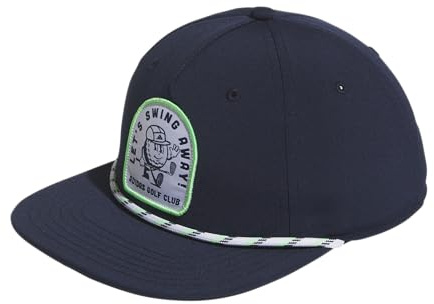 adidas Golf Standard Lets Swing Away 5-Panel Rope Golf Hat, Collegiate Navy