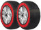 Schneeketten für Jeep Renegade Night Eagle(BU) Renegade Desert Hawk(BU) 2000-2024-pr, Verdickte Schneesocken für Reifen, Reifensocken, Elastischen Bändern, Ultimativer Grip, Textil Schneeketten