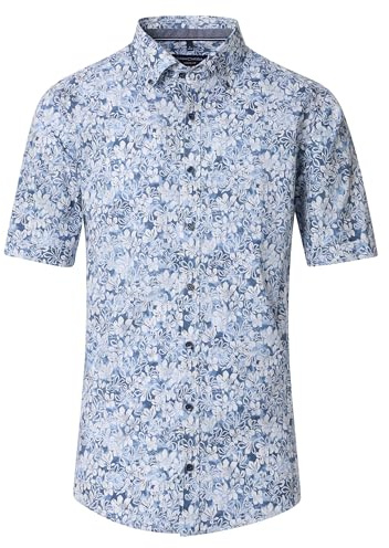 CASAMODA Freizeithemd Kurzarm Print Casual Fit
