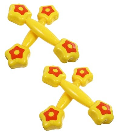 BESPORTBLE 4Stücke Hantelspielzeug Lustige Mini Dumbbells für Krafttraining und Fitness für Jungen und Farbenfrohes Design für Bewegung