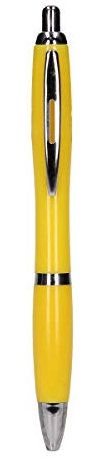 PM Druckkugelschreiber ''City'', 0.7mm, Gelb, 50 Stück