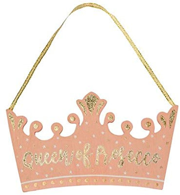 Sass & Belle Queen of Prosecco Hanging Decoration