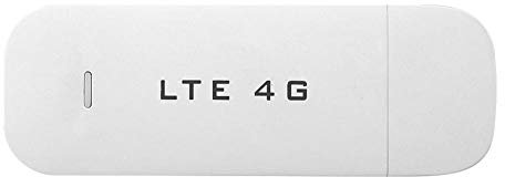Hotspot-Blanco 4G LTE Adaptador USB, 4G LTE USB Adaptador de Red inalámbrica WiFi Hotspot Router Módem Stick(Sin WiFi Función)