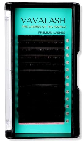 Eyelash Extensions 0.03 C CC D DD J B L Curl 13-20mm Lash Extensions Supplies Individual Lashes Premium Silk Volume & Classic Lash Soft Matte Dark Professional Eyelashes Extension (0.03-D-13-20 Mixed)