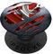 SWITZERLAND Swiss Schweiz Flagge PopSockets PopGrip: Ausziehbarer Sockel und Griff für Handys/Tablets mit Tauschbarem Top