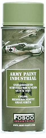 Fosco Army Farbspray Dosen - 400 ml, Farbe:Messerschmitt Grau/Grün