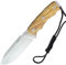 Miguel Nieto - Cuchillo Archer 1091-O, Hoja de 12 cm. Acero inoxidable Molibdeno Vanadio 1.4116, Mango Madera de Olivo y Funda de Cuero