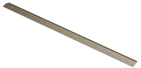 CEZAR Endleiste Arbeitsplatte Aluminium Winkelleiste Seiteleiste Küche Leiste mit Löcher, Links, Höhe: 28 mm, Länge: 0,6 m Sekt