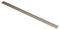 CEZAR Endleiste Arbeitsplatte Aluminium Winkelleiste Seiteleiste Küche Leiste mit Löcher, Links, Höhe: 28 mm, Länge: 0,6 m Sekt