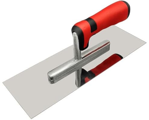 Povxlum Cazzuola per Finitura Piatta nel Acciaio Inossidabile, Cemento, Cemento, Cartongesso, Intonacatura, Piastrelle, Muratura, Costruzione, Utensili Manuali