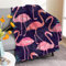 Hixingo Kuscheldecke Fleecedecke Wolldecke, 3D Roter Flamingo Sofa Überwurfdecke Kuscheldecke Flauschig Sofadecke, Weich Sofaüberwurf Couchdecke Wohndecke (100x150cm,Flamingo)