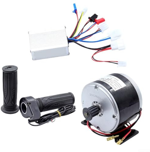 Bicycle Speed Motor Kit,24V 250W Electric Scooter Conversion Kit With Soft Rubber Grip For Bicycles Scooters Tricycles(24V250W controller)
