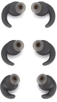 DBEIXIWEI 3 Size S/M/L Black/Gray Silicone Eartips Replacement Parts for JBL Synchros Reflect BT & Mini BT Sport Earphone