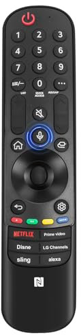 Voice Magic Remote for LG Replacement Remote Compatible with LG 2023-2018 Smart Tvs Z3 G3 C3 B3 OLED QNED UHD 4k 8k Series Mr23GA/GN Remote with Pointer Function (Mr23GA-2)