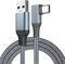 Link Cable 3M 10FT Compatible with Oculus/Meta/Quest 3S/3/2/1/Pico 4 Pro Braided Long Right Angle VR Headset Cable for SteamVR/Gaming, 5Gbps High Speed Data, USB A 3.1 to Type-C, 3A 60W Fast Charging