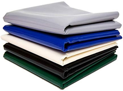 (480g/m²) bâche Camion/bâche PVC, Vendue au mètre sans Oeillets - Largeur 3m - bâche en Tissu, bâche de Protection, Industrielle (3m x 2m, Noir RAL9005)