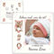 Unser-Festtag Schau mal wer da ist Dankeskarte Geburt Baby Danke Karten schick ausgefallen, mit Foto und Ihrem Wunschtext - 40 Karten